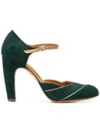 Chie Mihara Pannelled Pumps - Green