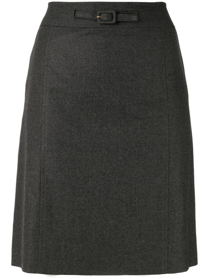Chanel Pre-owned A-line Skirt - Grey
