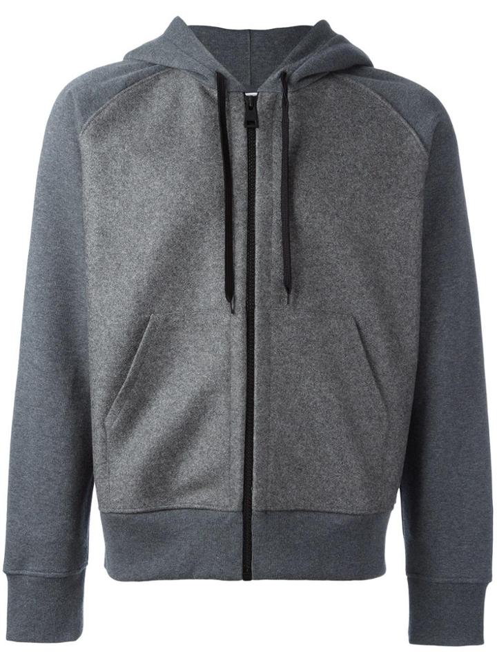 Ami Alexandre Mattiussi Zipped Hoodie - Grey