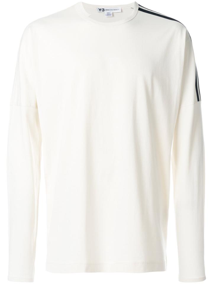 Y-3 Side Stripe Sweatshirt - Nude & Neutrals