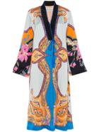 Etro Cappotto Silk Robe - Multicolour