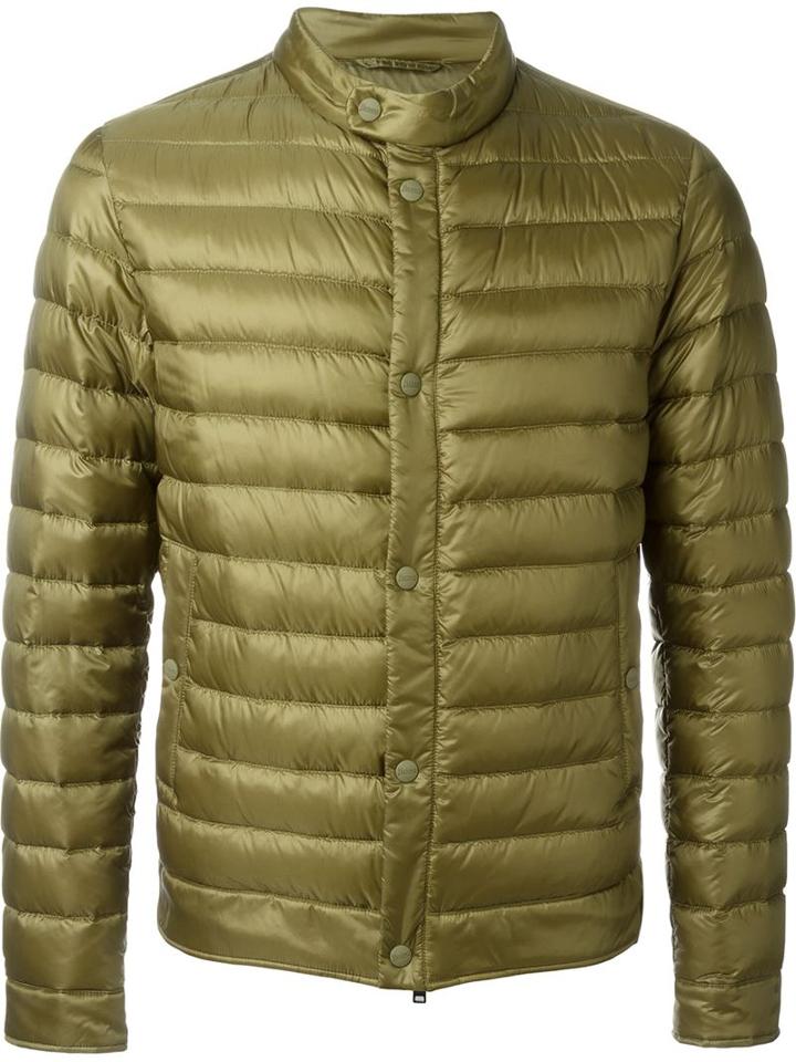 Herno Padded Jacket, Men's, Size: 54, Green, Polyamide/feather Down