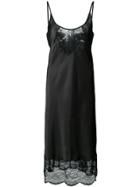 Paco Rabanne Lace Midi Dress - Black