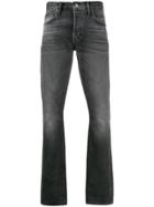 Tom Ford Faded-effect Straight-leg Jeans - Grey