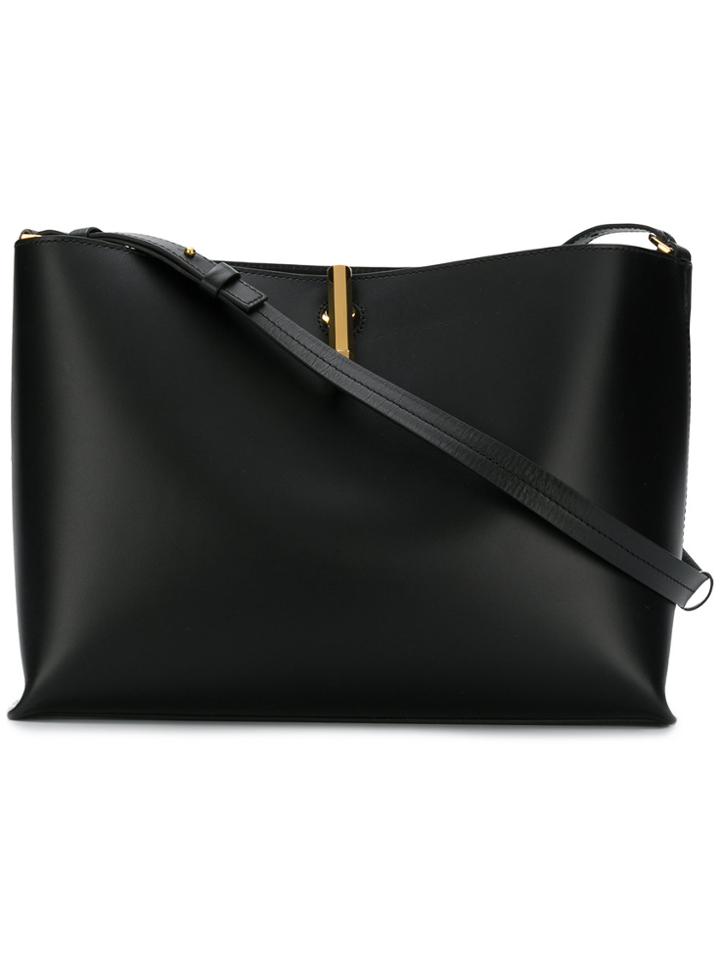 Sophie Hulme Rectangular Shoulder Bag - Black