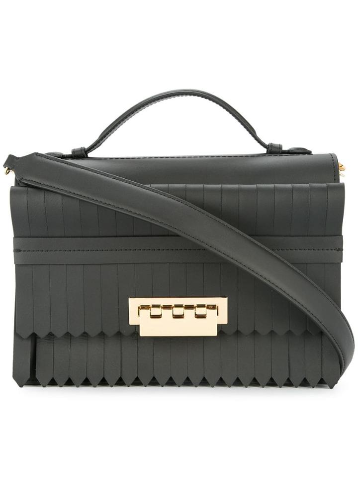 Zac Zac Posen Earthette Accordion Shoulder Bag - Black