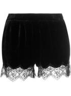 Proenza Schouler Metallic-embellished Shorts - Black