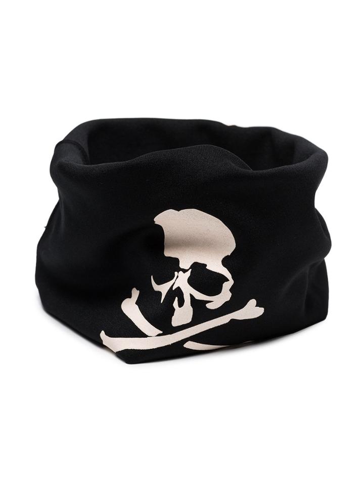 Mastermind Japan Skull Print Neck Warmer - Black