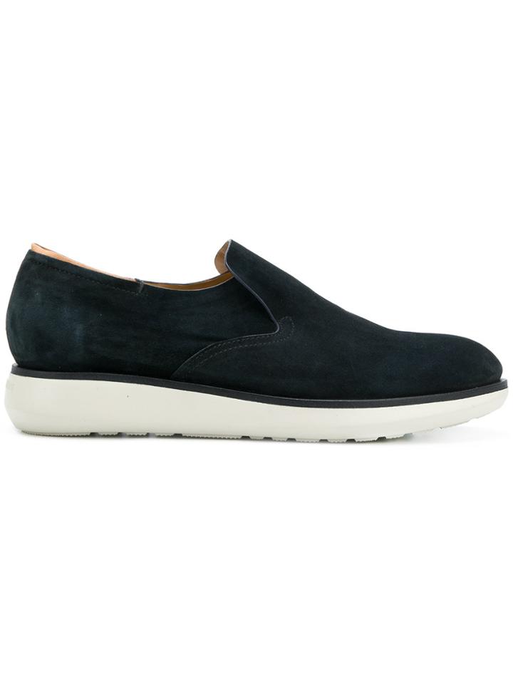 Giorgio Armani Classic Styled Loafers - Blue