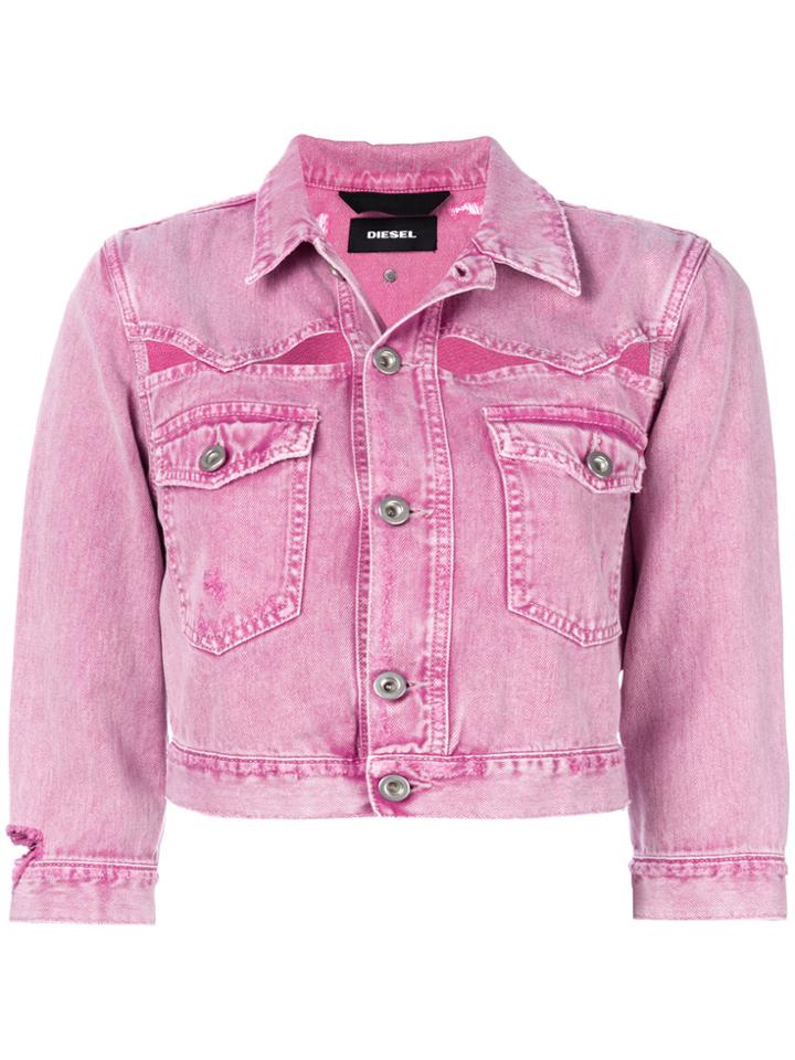 Diesel De-explorer Jacket - Pink & Purple