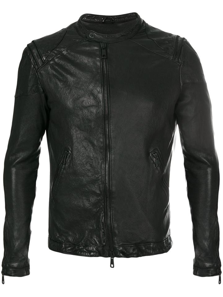 Giorgio Brato Contrast Finish Jacket - Black