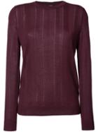 A.p.c. Knitted Sweater, Women's, Size: Small, Pink/purple, Silk/merino