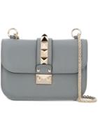 Valentino 'glam Lock' Shoulder Bag, Women's, Grey
