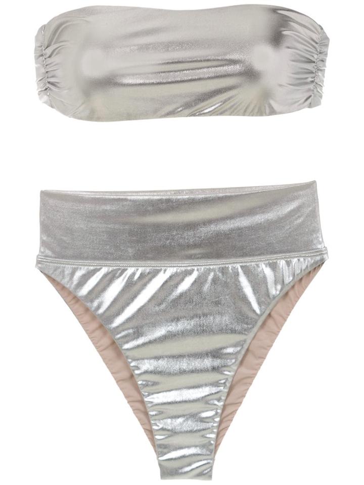 Adriana Degreas Argente Bikini Set - Silver