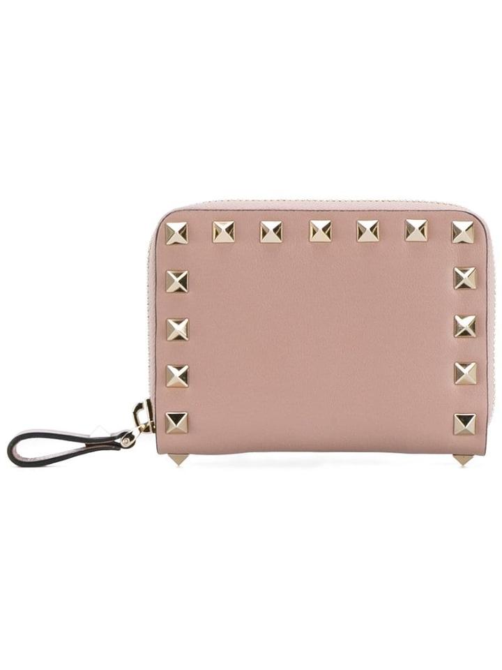 Valentino Valentino Garavani Rockstud Compact Wallet - Neutrals
