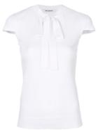 Neil Barrett Tie Neck Blouse - White