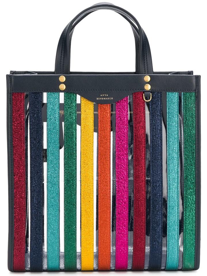 Anya Hindmarch Anya Hindmarch - Woman - Raimbow Midium Tote - Blue