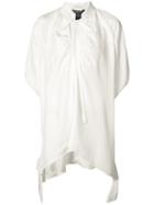 Wind Flower Blouse - Women - Silk - L, White, Silk, Thomas Wylde
