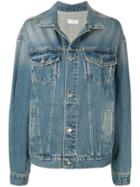 Ih Nom Uh Nit Jesus Print Denim Jacket - Blue