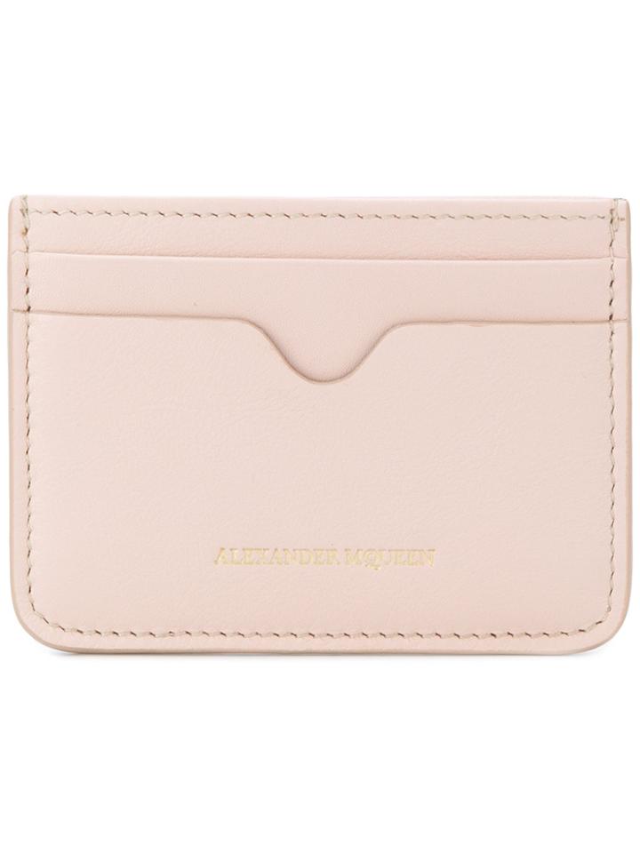 Alexander Mcqueen Rectangular Cardholder - Pink & Purple
