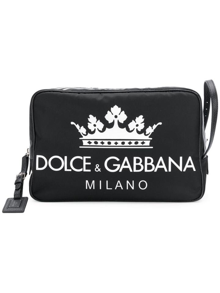 Dolce & Gabbana Logo Necessaire - Black