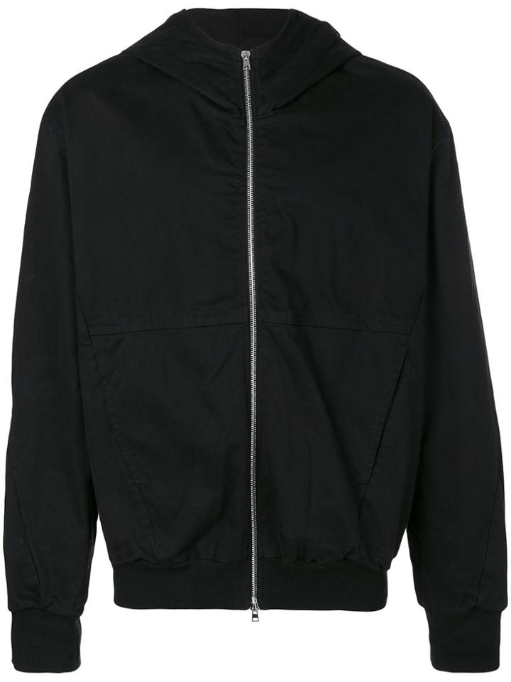 Lost & Found Rooms Oversized Hooded Zip-sweatshirt - Black