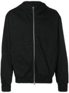 Lost & Found Rooms Oversized Hooded Zip-sweatshirt - Black