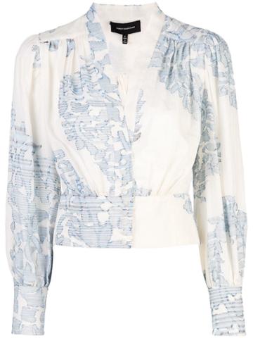 Robert Rodriguez Studio Paisley Print Blouse - White