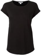 James Perse Curved Hem T-shirt - Black