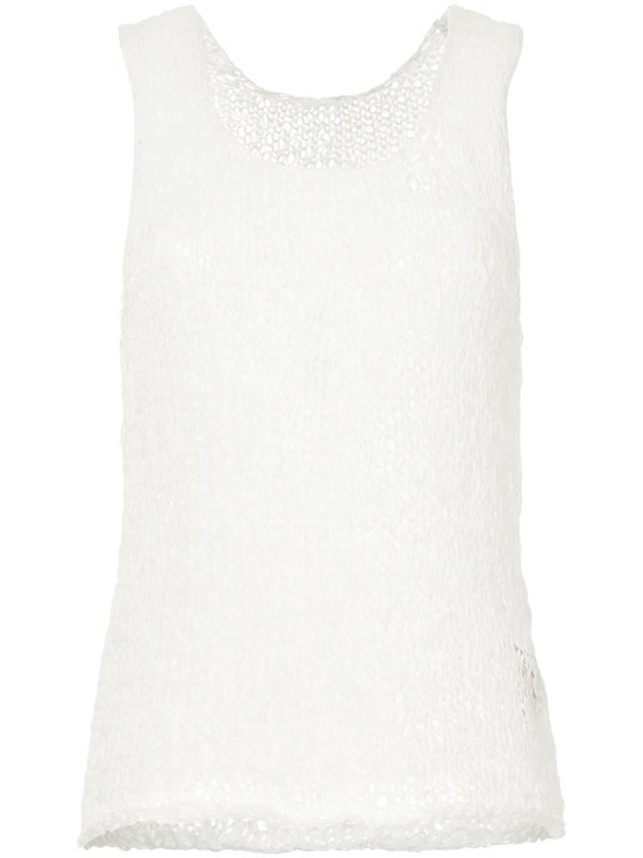 Uma Wang Knit Tank Top - White