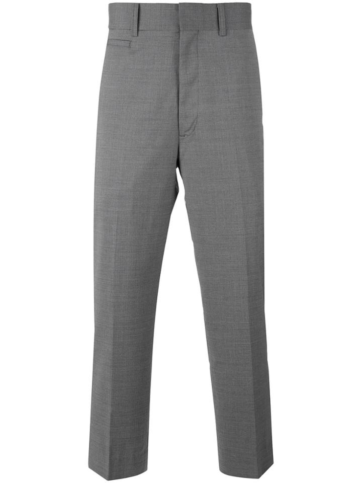 Junya Watanabe Comme Des Garçons Man Tailored Cropped Trousers - Grey