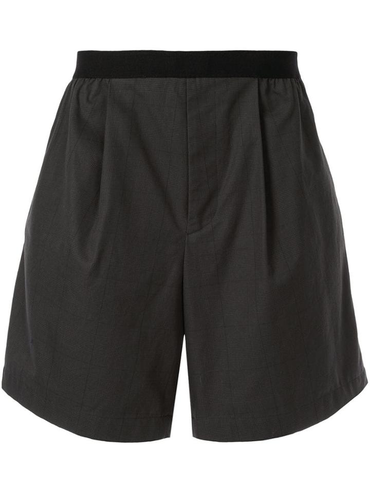 Kolor Beacon Check Print Shorts - Blue