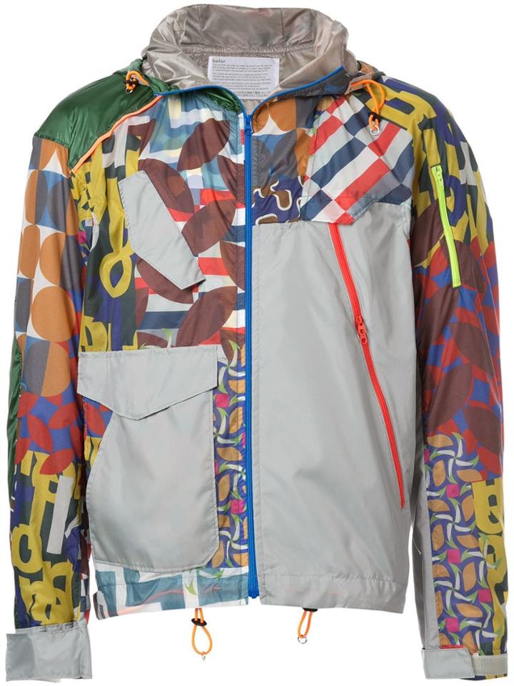 Kolor Mixed-print Zipped Jacket - Multicolour