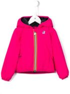 K Way Kids Padded Rain Jacket, Girl's, Size: 12 Yrs, Pink/purple