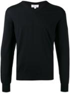 Brioni V-neck Sweater, Men's, Size: 50, Blue, Wool