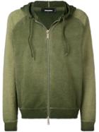 Dsquared2 Zipped Long-sleeve Hoodie - Green