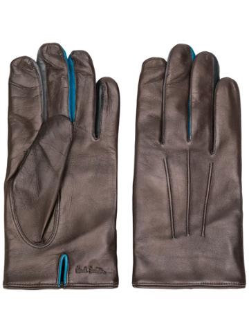 Paul Smith Classic Gloves - Brown