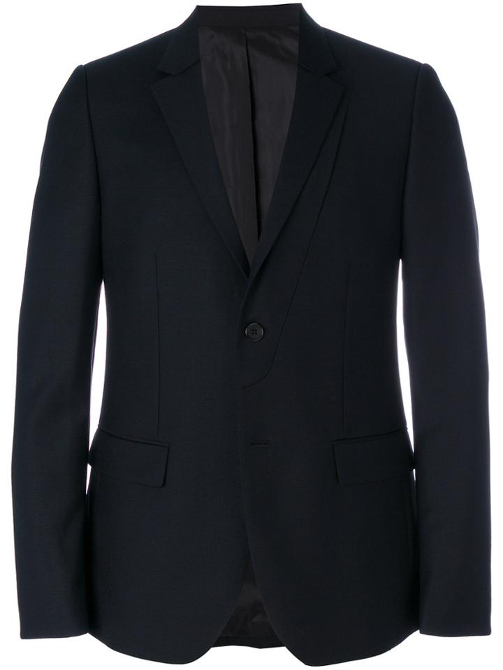 Wooyoungmi Double Lapel Slim-fit Blazer - Blue