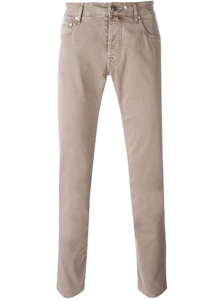 Jacob Cohen Slim-fit Jeans, Men's, Size: 32, Nude/neutrals, Cotton/spandex/elastane
