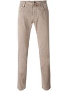 Jacob Cohen Slim-fit Jeans, Men's, Size: 32, Nude/neutrals, Cotton/spandex/elastane