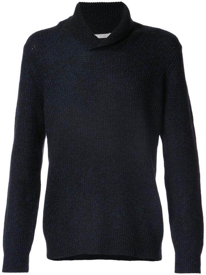 Vince V-neck Jumper - Blue