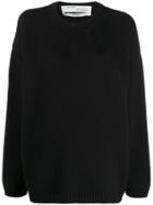 Off-white Checkerboard Knit Jumper - Black