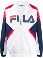 Fila Logo Printed Track Jacket - White