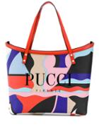 Emilio Pucci Vallauris Print Twist Tote Bag - Red