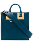 Sophie Hulme Boxy Shoulder Bag - Blue