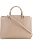 Rochas - Wide Tote Bag - Women - Calf Leather - One Size, Nude/neutrals, Calf Leather