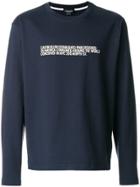 Calvin Klein 205w39nyc Brand History Sweatshirt - Blue