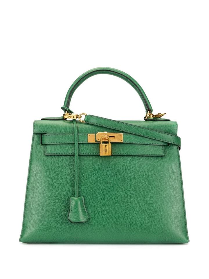 Hermès Pre-owned Kelly 28 Handbag - Green