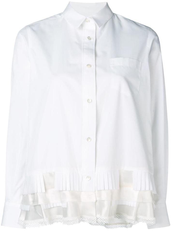 Sacai Layered Hem Shirt - White