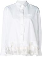 Sacai Layered Hem Shirt - White